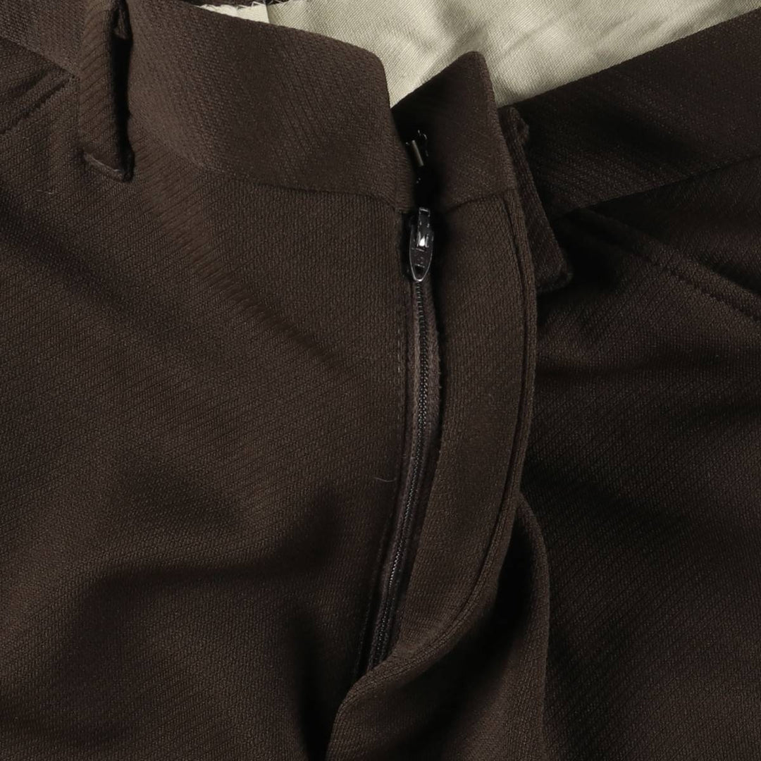 90'S Vintage Men's Slacks, Size W34 unclear brown type Vintage Second Hand