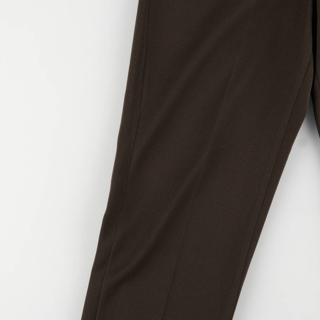 90'S Vintage Men's Slacks, Size W34 unclear brown type Vintage Second Hand