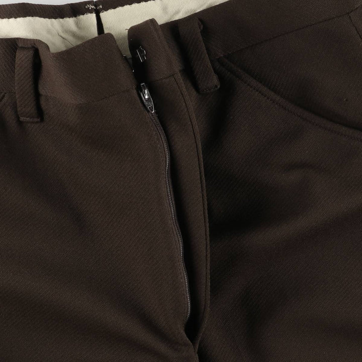 90'S Vintage Men's Slacks, Size W34 unclear brown type Vintage Second Hand