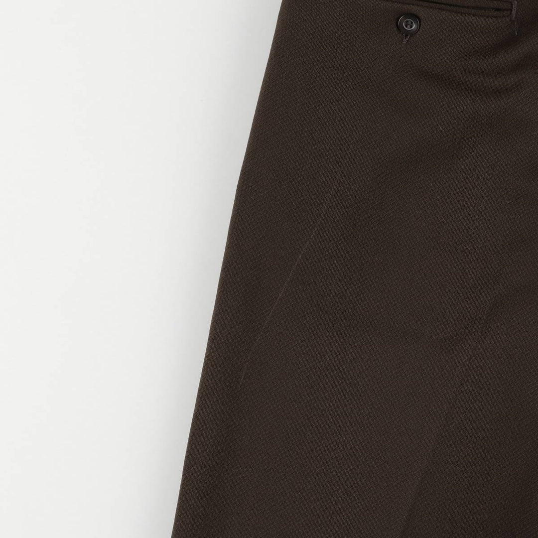 90'S Vintage Men's Slacks, Size W34 unclear brown type Vintage Second Hand