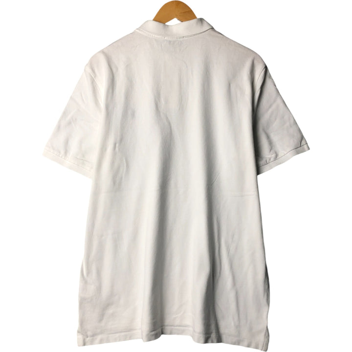 Ralph Lauren POLO RALPH LAUREN CLASSIC FIT short sleeve polo shirt for men size L cotton white type Vintage Second Hand