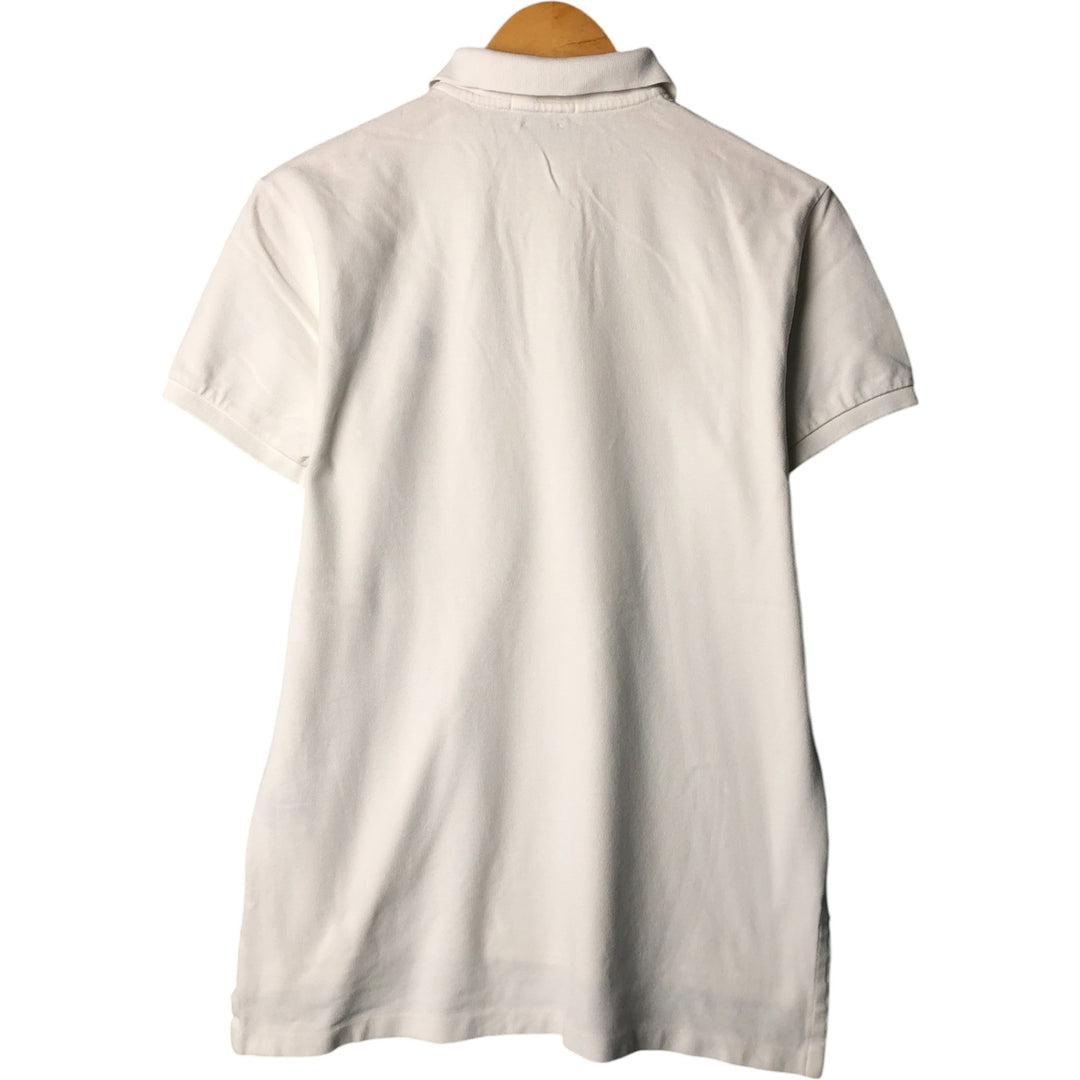 Ralph Lauren POLO RALPH LAUREN CUSTOM FIT short sleeve polo shirt men's M equivalent cotton white type Vintage Second Hand