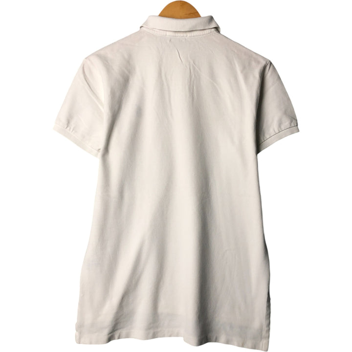 Ralph Lauren POLO RALPH LAUREN CUSTOM FIT short sleeve polo shirt men's M equivalent cotton white type Vintage Second Hand