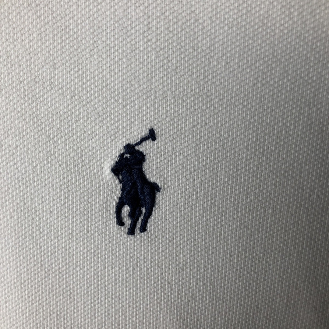 Ralph Lauren POLO RALPH LAUREN CUSTOM FIT short sleeve polo shirt men's M equivalent cotton white type Vintage Second Hand