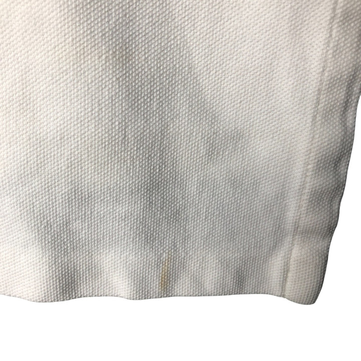 Ralph Lauren POLO RALPH LAUREN CUSTOM FIT short sleeve polo shirt men's M equivalent cotton white type Vintage Second Hand