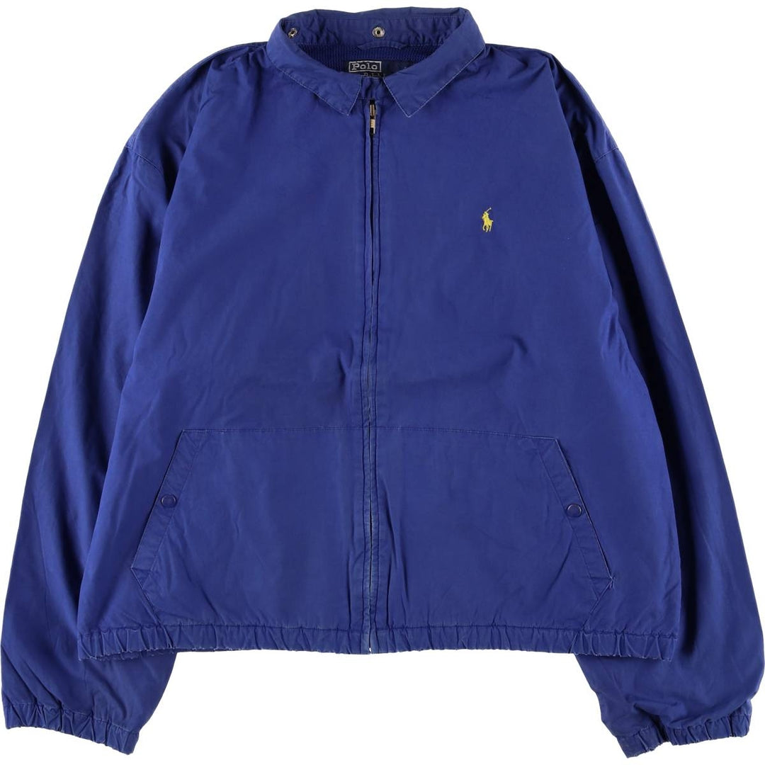 Ralph Lauren POLO by Ralph Lauren Swing Top Sports Jacket Men's XL cotton blue type Vintage Second Hand