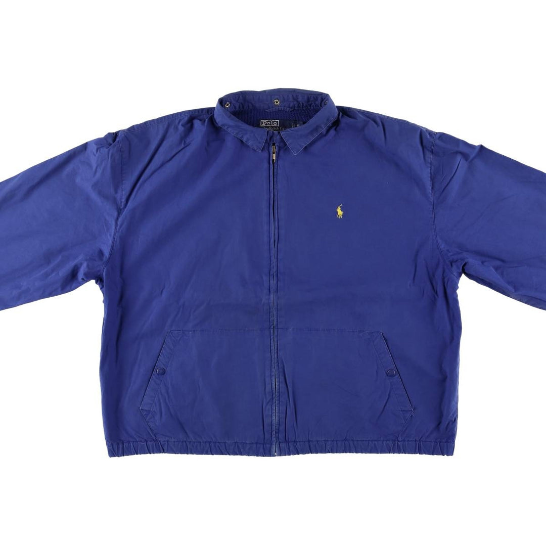 Ralph Lauren POLO by Ralph Lauren Swing Top Sports Jacket Men's XL cotton blue type Vintage Second Hand