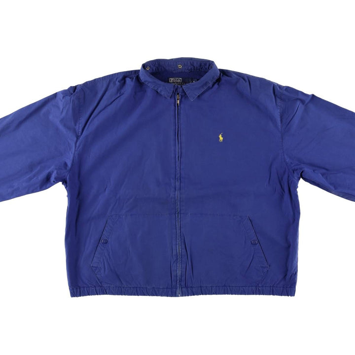 Ralph Lauren POLO by Ralph Lauren Swing Top Sports Jacket Men's XL cotton blue type Vintage Second Hand