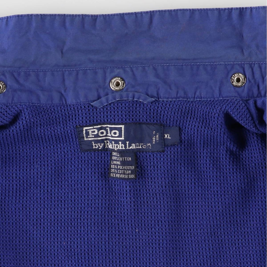 Ralph Lauren POLO by Ralph Lauren Swing Top Sports Jacket Men's XL cotton blue type Vintage Second Hand