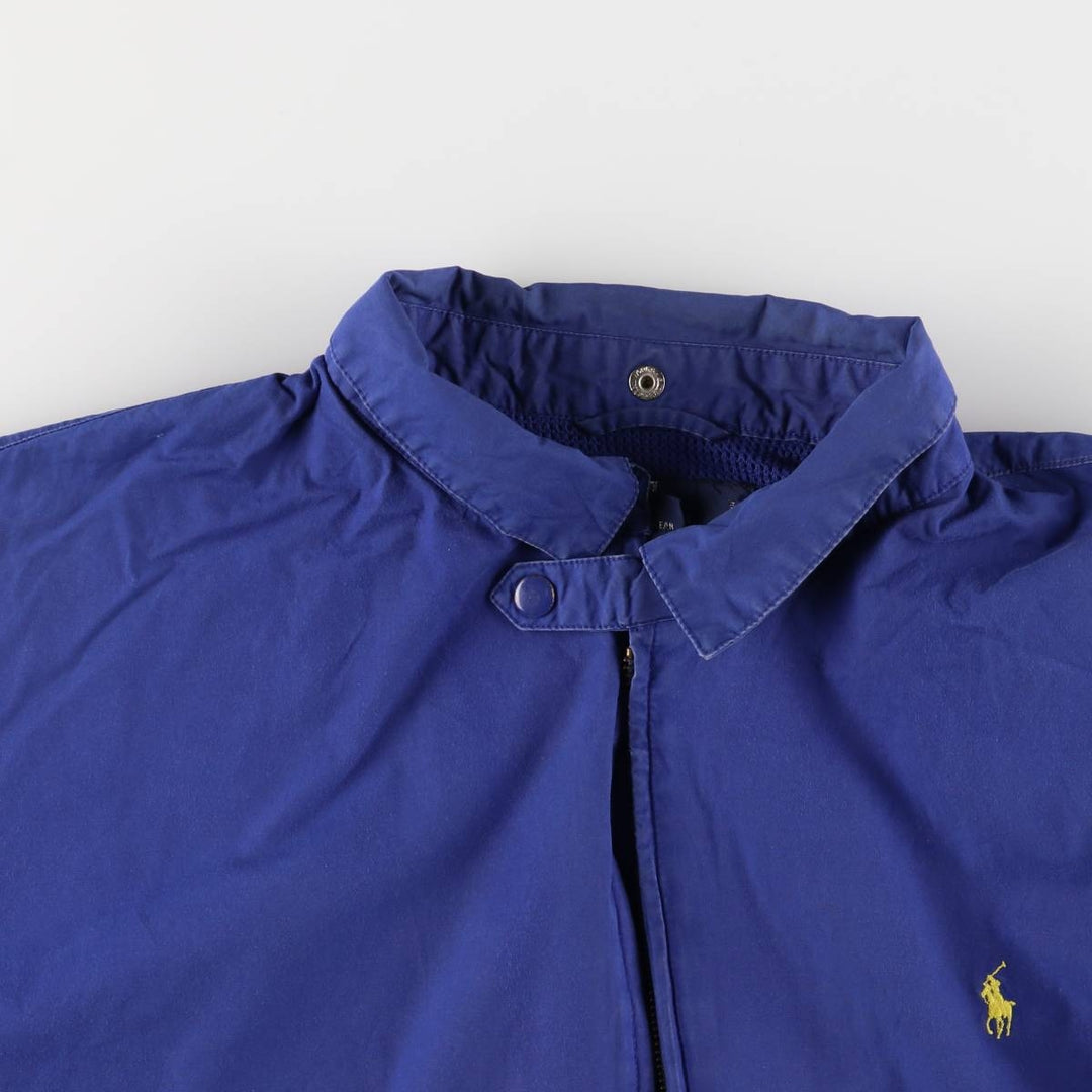 Ralph Lauren POLO by Ralph Lauren Swing Top Sports Jacket Men's XL cotton blue type Vintage Second Hand