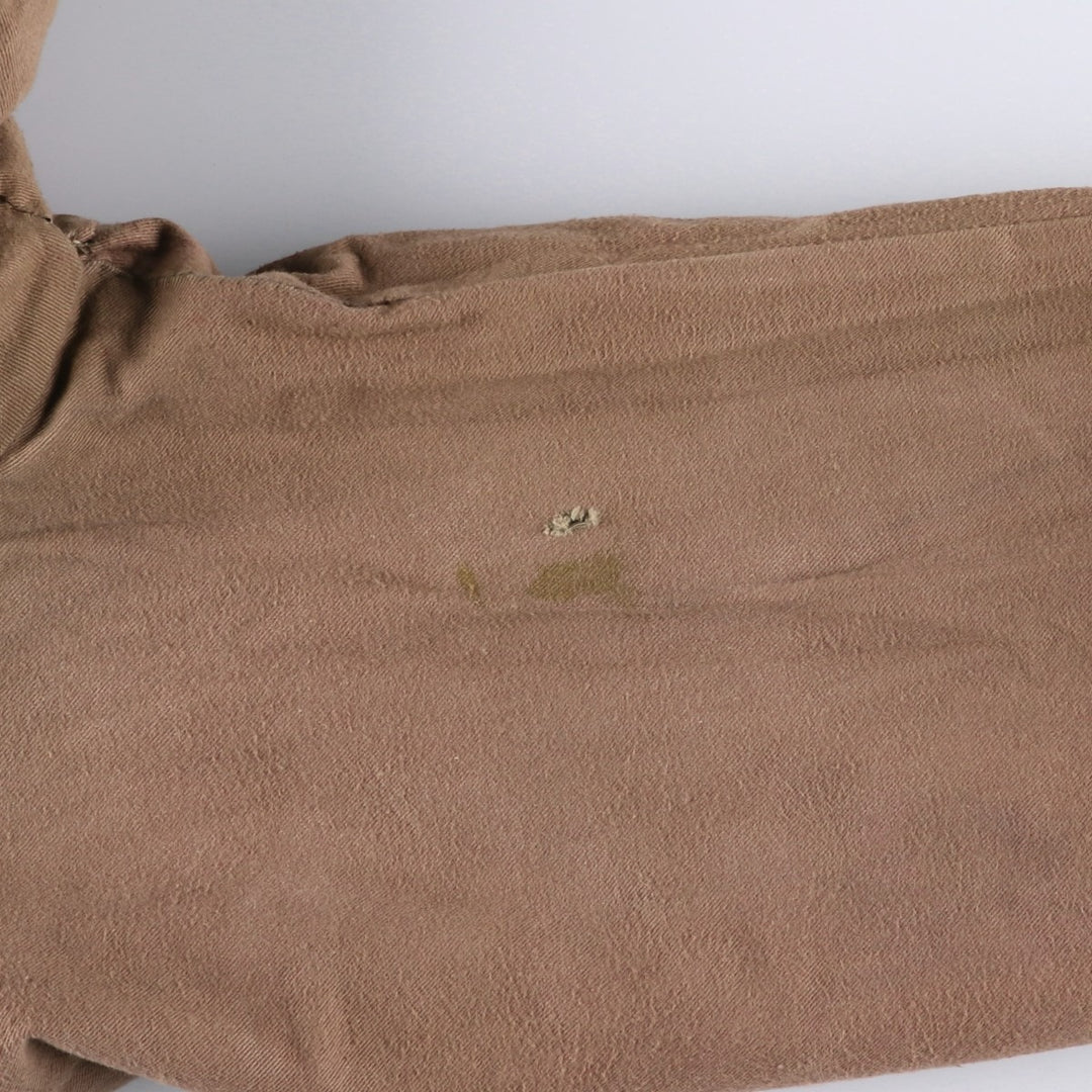 American Basics Leather Blouson with Badge, Men's Size XL genuine leather black type Vintage Second Hand