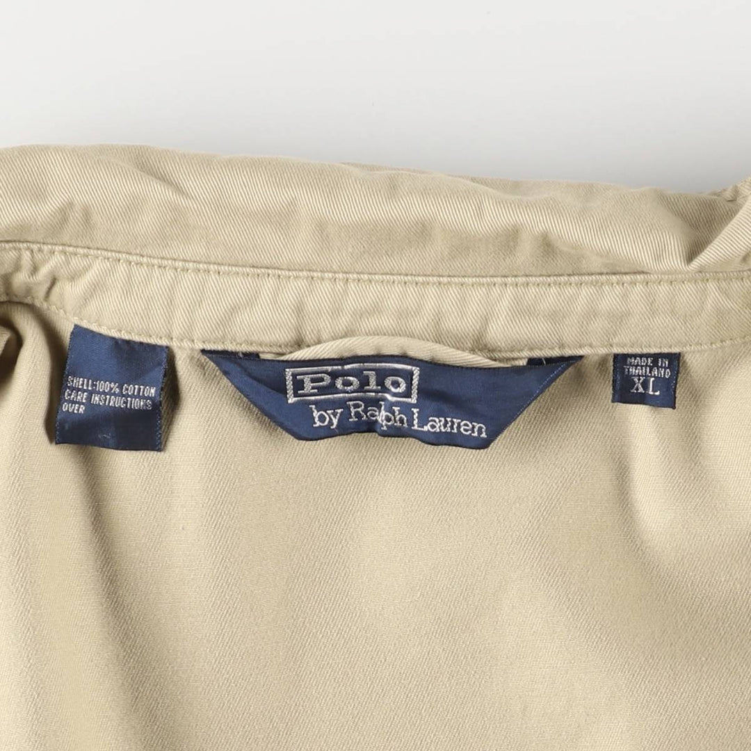Ralph Lauren POLO by Ralph Lauren Swing Top Sports Jacket Men's XL cotton Beige type Vintage Second Hand