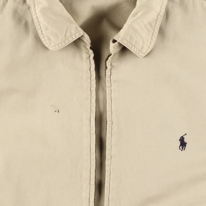 Ralph Lauren POLO by Ralph Lauren Swing Top Sports Jacket Men's XL cotton Beige type Vintage Second Hand
