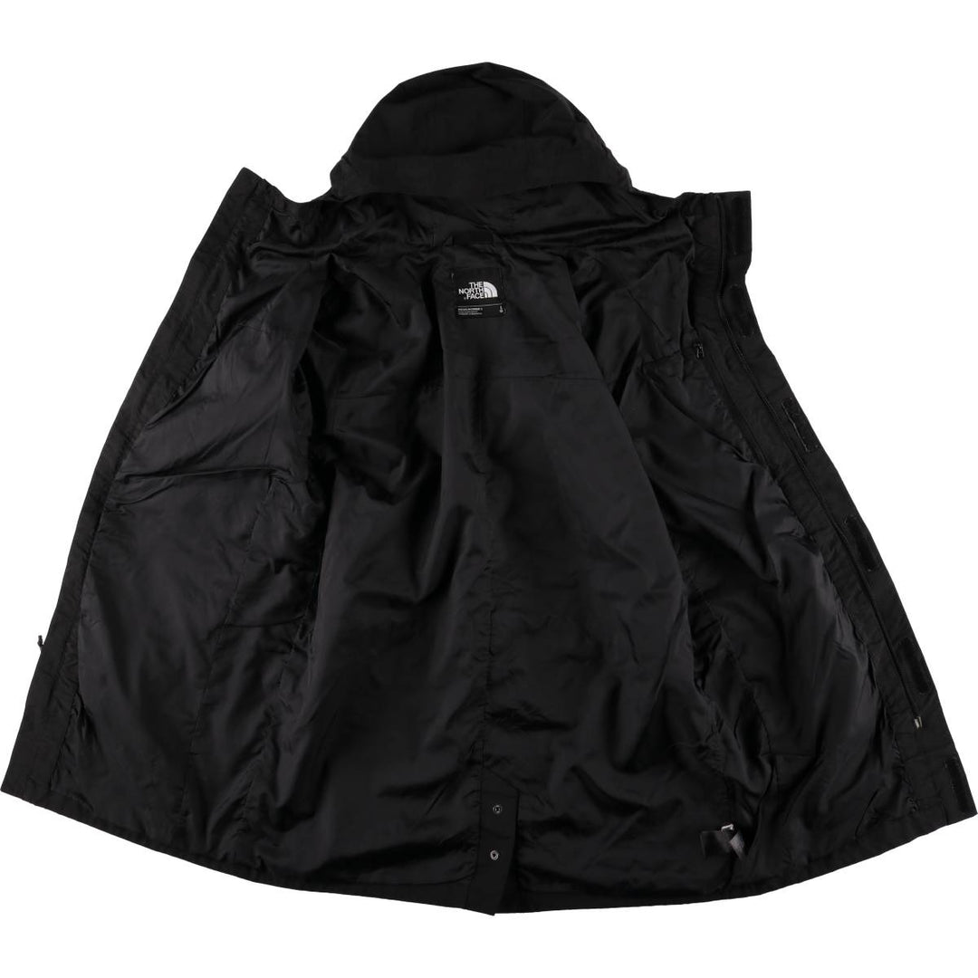 THE NORTH FACE DRYVENT Mountain Parka Shell Jacket Men's L size Nylon black type Vintage Second Hand
