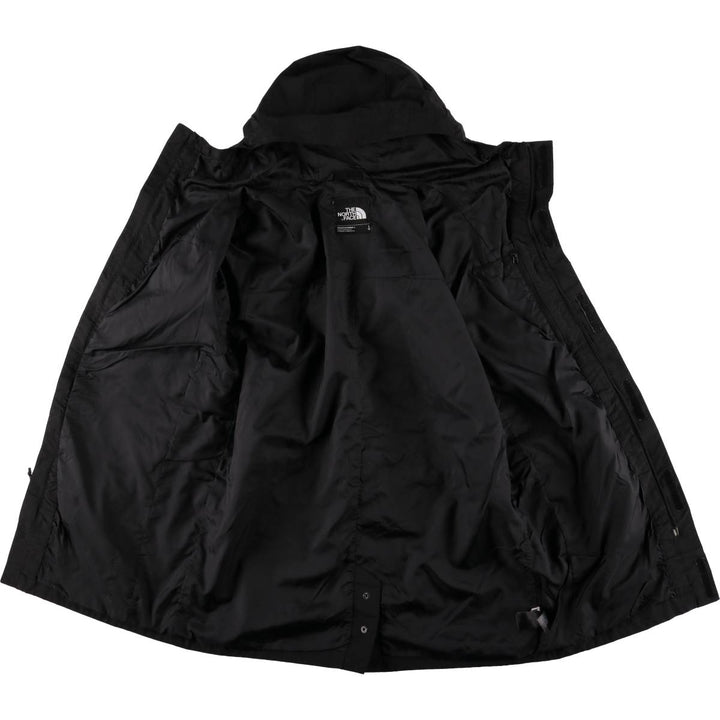 THE NORTH FACE DRYVENT Mountain Parka Shell Jacket Men's L size Nylon black type Vintage Second Hand