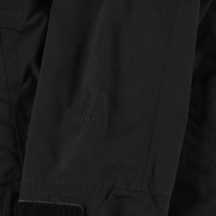 THE NORTH FACE DRYVENT Mountain Parka Shell Jacket Men's L size Nylon black type Vintage Second Hand