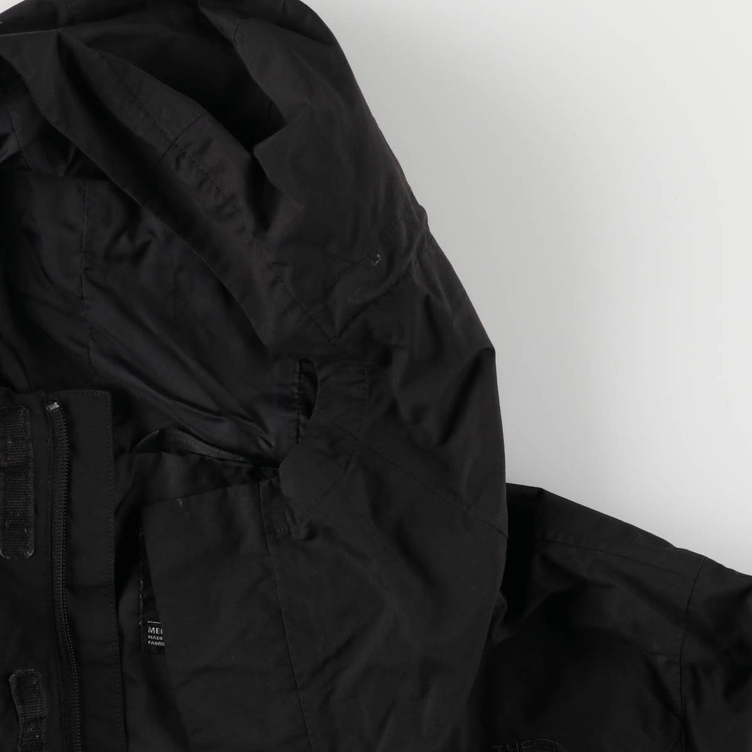 THE NORTH FACE DRYVENT Mountain Parka Shell Jacket Men's L size Nylon black type Vintage Second Hand