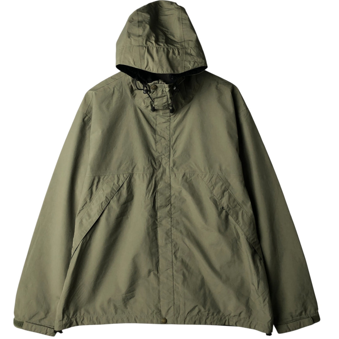 90s-00'S Cabelas GORE-TEX Mountain Parka Shell Jacket, Men's Size L polyester Khaki type sage green Vintage Second Hand