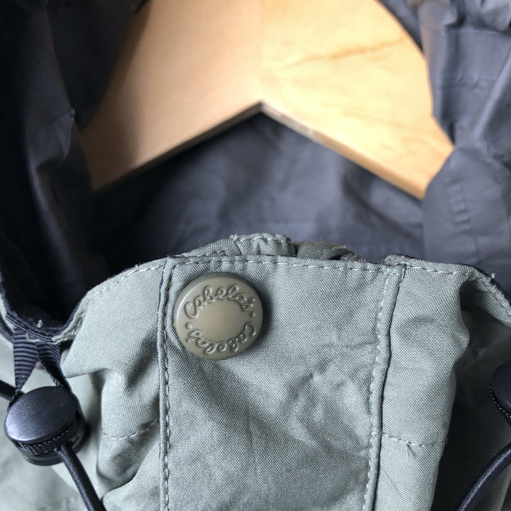 90s-00'S Cabelas GORE-TEX Mountain Parka Shell Jacket, Men's Size L polyester Khaki type sage green Vintage Second Hand