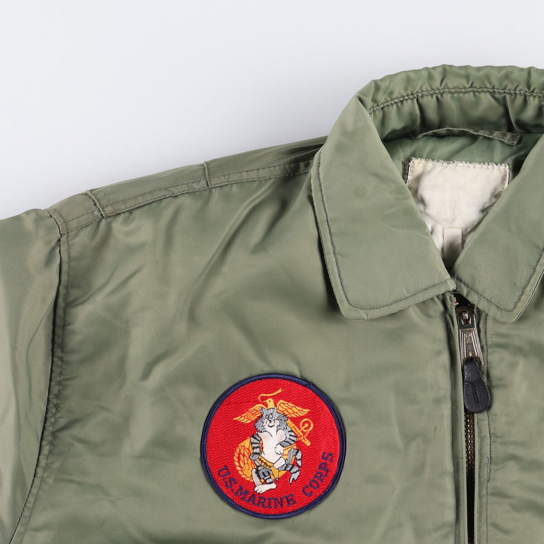 Civilian US Marine Corps Alpha CWU-45 unclear Khaki type sage green Vintage Second Hand