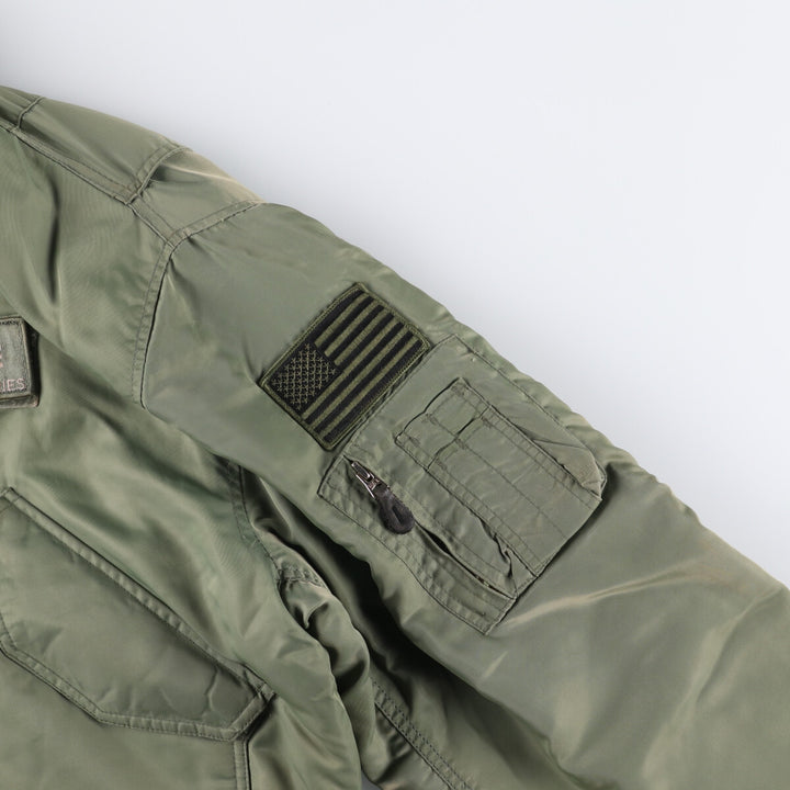 Civilian US Marine Corps Alpha CWU-45 unclear Khaki type sage green Vintage Second Hand