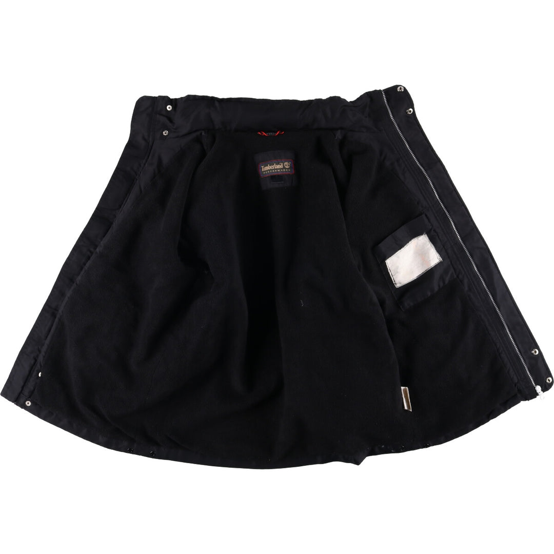 Vintage 90'S Timberland nylon jacket, size L, men's Nylon black type Vintage Second Hand