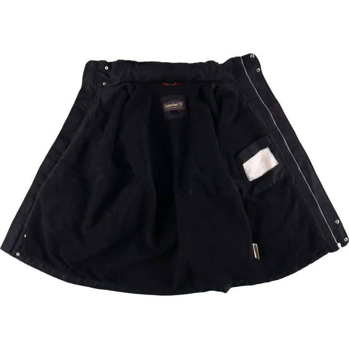 Vintage 90'S Timberland nylon jacket, size L, men's Nylon black type Vintage Second Hand