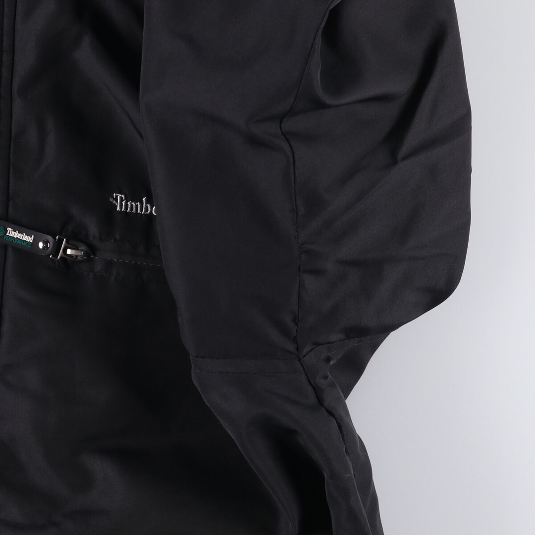 Vintage 90'S Timberland nylon jacket, size L, men's Nylon black type Vintage Second Hand