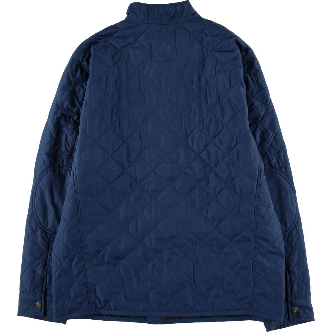 2000'S GAP Quilted Puffer Jacket, Men's Size L polyester navy blue type Vintage Second Hand