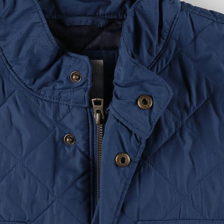 2000'S GAP Quilted Puffer Jacket, Men's Size L polyester navy blue type Vintage Second Hand
