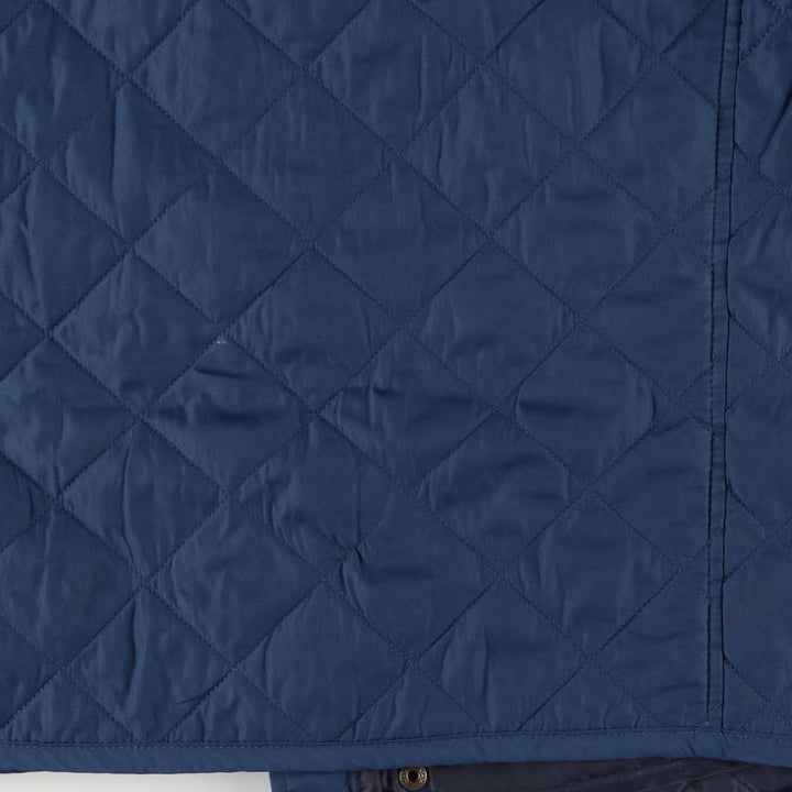 2000'S GAP Quilted Puffer Jacket, Men's Size L polyester navy blue type Vintage Second Hand