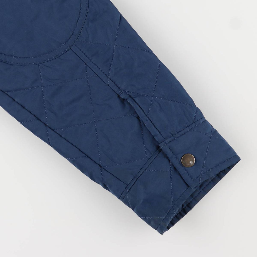 2000'S GAP Quilted Puffer Jacket, Men's Size L polyester navy blue type Vintage Second Hand