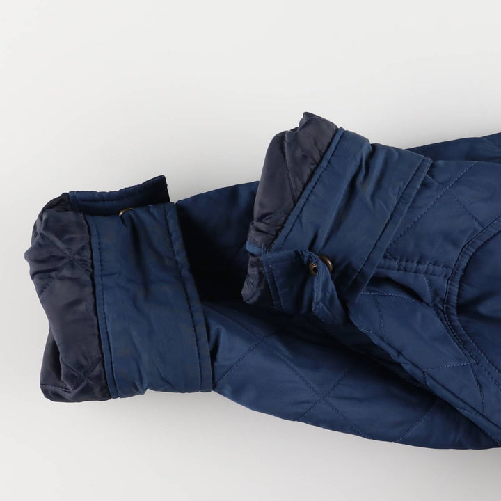 2000'S GAP Quilted Puffer Jacket, Men's Size L polyester navy blue type Vintage Second Hand