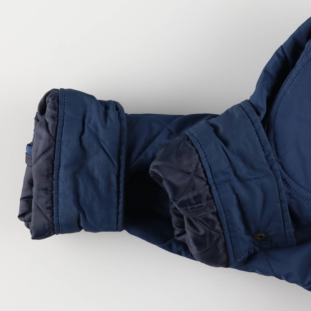 2000'S GAP Quilted Puffer Jacket, Men's Size L polyester navy blue type Vintage Second Hand