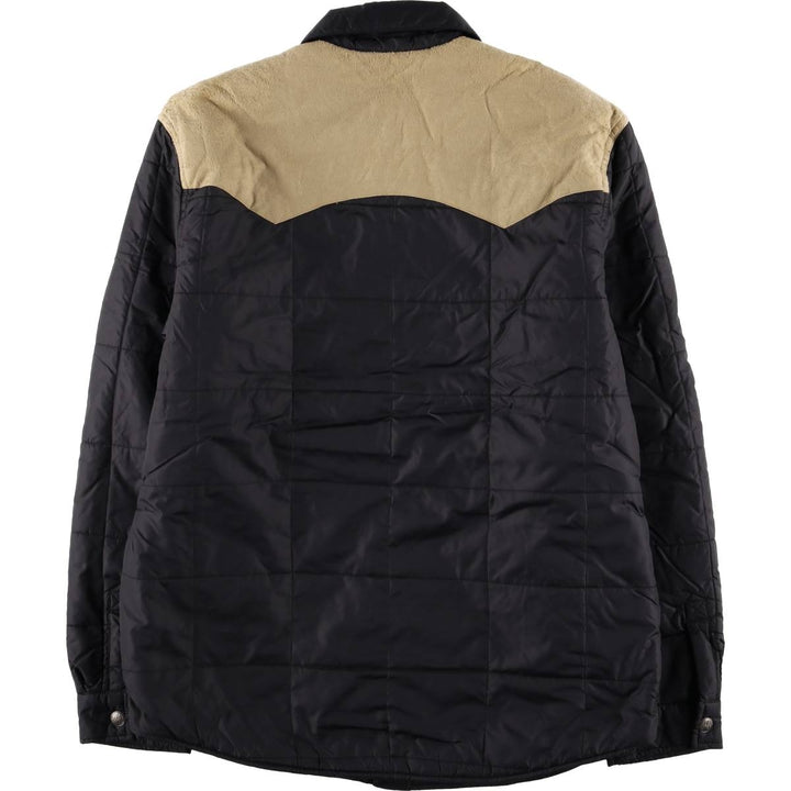 Levi's padded puffer jacket, men's size L Nylon black type Vintage Second Hand