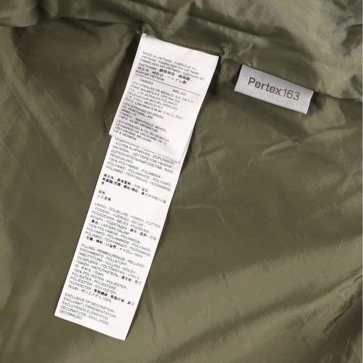 Levi's padded puffer jacket, men's size L Nylon black type Vintage Second Hand