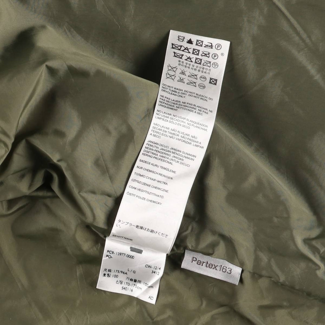 Levi's padded puffer jacket, men's size L Nylon black type Vintage Second Hand