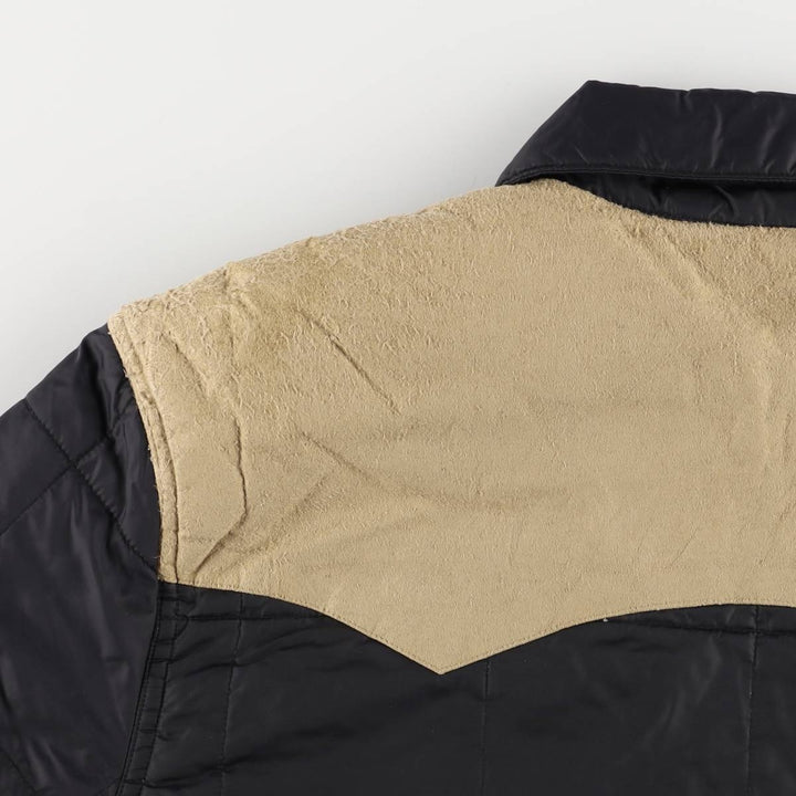 Levi's padded puffer jacket, men's size L Nylon black type Vintage Second Hand