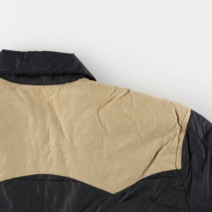 Levi's padded puffer jacket, men's size L Nylon black type Vintage Second Hand