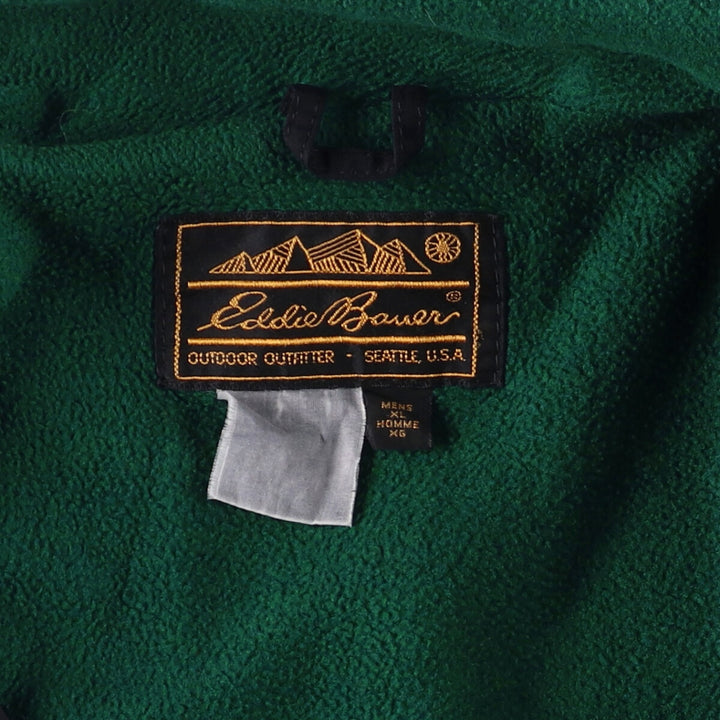 80s-90'S Eddie Bauer windbreaker, men's size XL unclear black type Vintage Second Hand