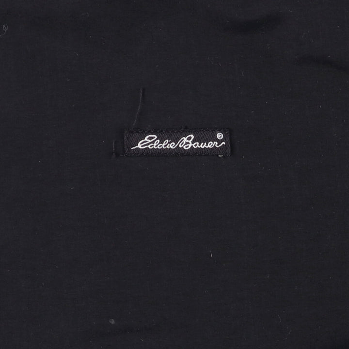 80s-90'S Eddie Bauer windbreaker, men's size XL unclear black type Vintage Second Hand
