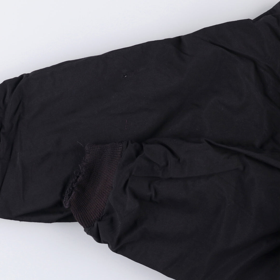 80s-90'S Eddie Bauer windbreaker, men's size XL unclear black type Vintage Second Hand