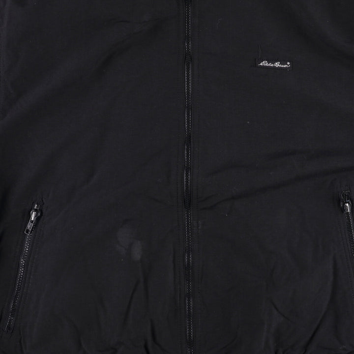 80s-90'S Eddie Bauer windbreaker, men's size XL unclear black type Vintage Second Hand