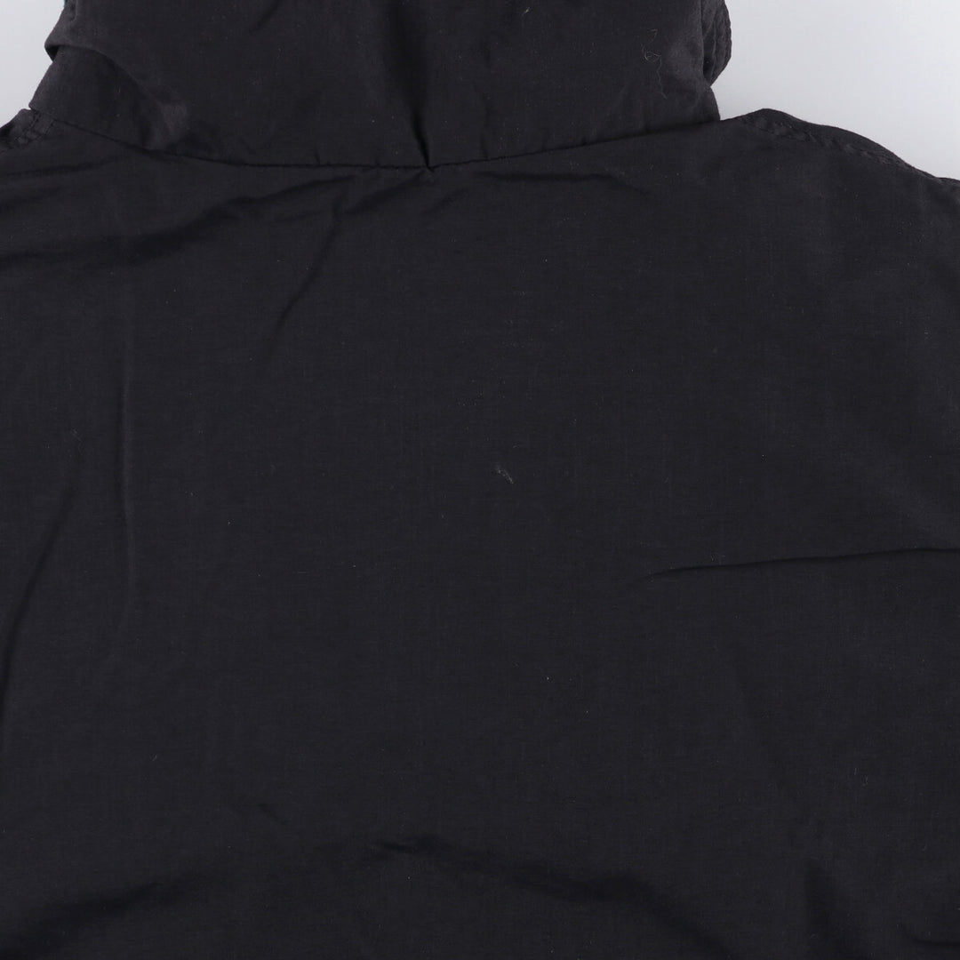 80s-90'S Eddie Bauer windbreaker, men's size XL unclear black type Vintage Second Hand