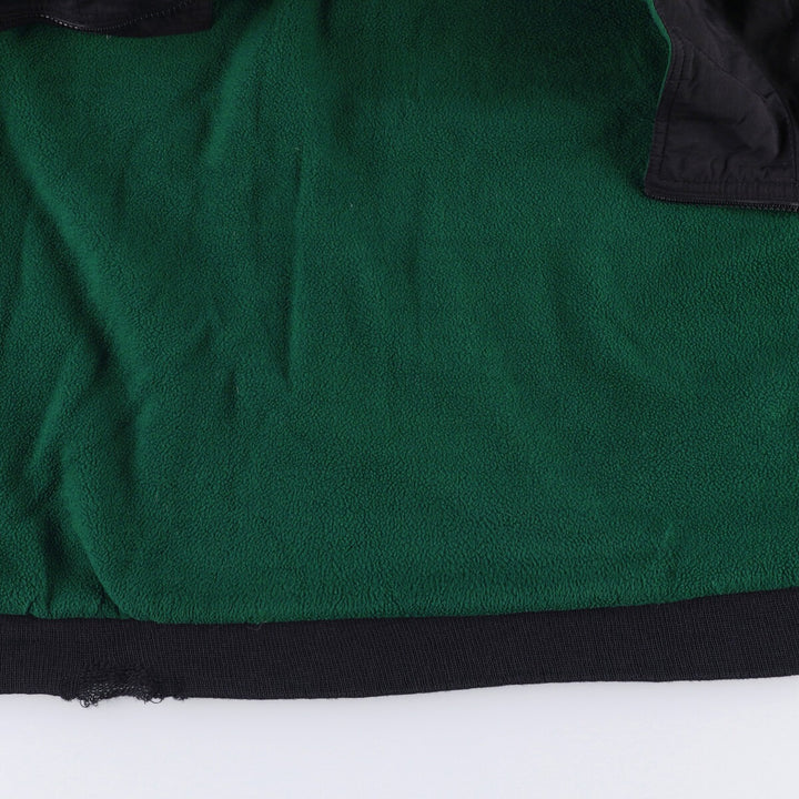 80s-90'S Eddie Bauer windbreaker, men's size XL unclear black type Vintage Second Hand