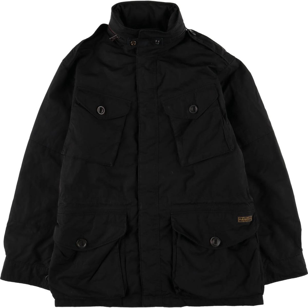 Special Price: Ralph Lauren POLO RALPH LAUREN M-65 Down Jacket, Men's Size M polyester black type Vintage Second Hand