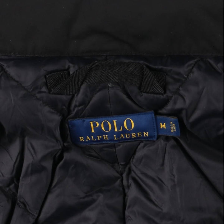 Special Price: Ralph Lauren POLO RALPH LAUREN M-65 Down Jacket, Men's Size M polyester black type Vintage Second Hand