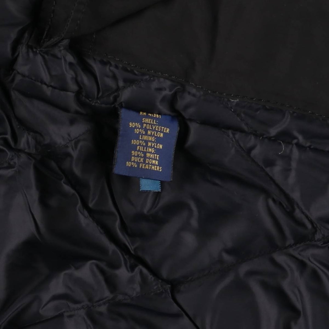 Special Price: Ralph Lauren POLO RALPH LAUREN M-65 Down Jacket, Men's Size M polyester black type Vintage Second Hand