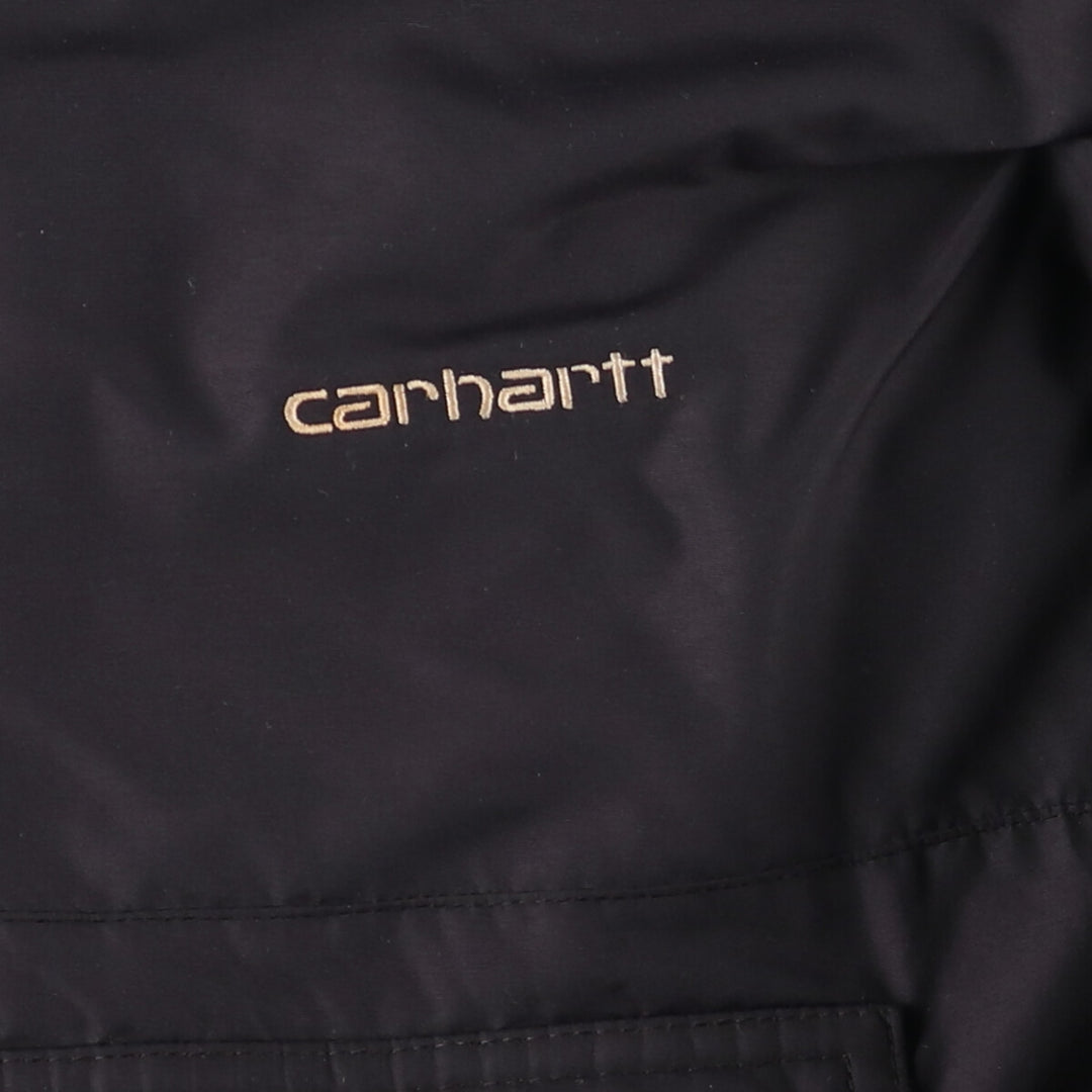 Carhartt Anorak Parka Men's XL Size Nylon black type Vintage Second Hand