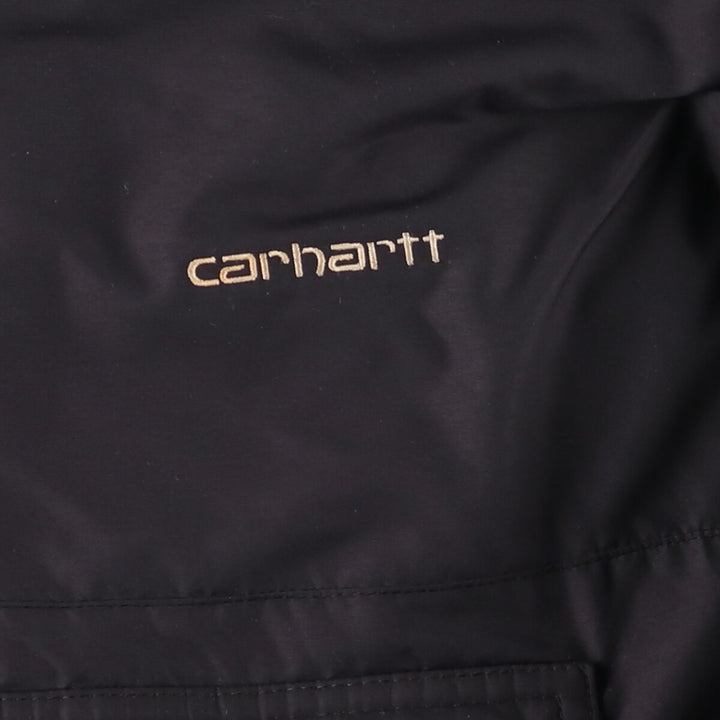Carhartt Anorak Parka Men's XL Size Nylon black type Vintage Second Hand
